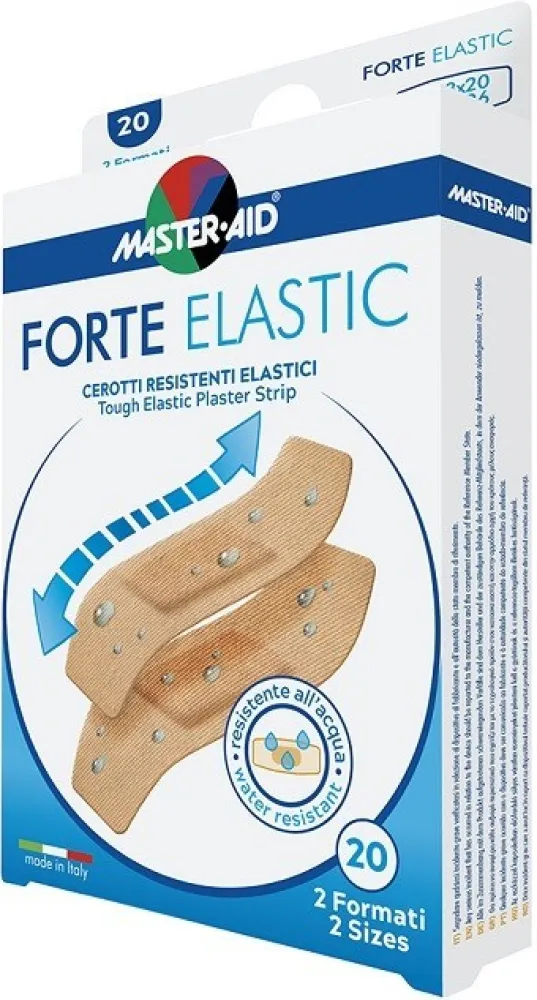 FORTE Elastic Náplasti elastické voděod.20ks 2vel.