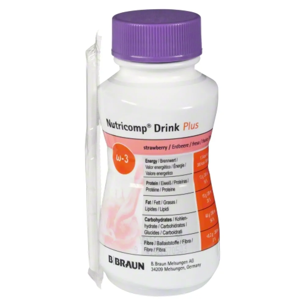 B. Braun NUTRICOMP DRINK PLUS JAHODA (4 ks)