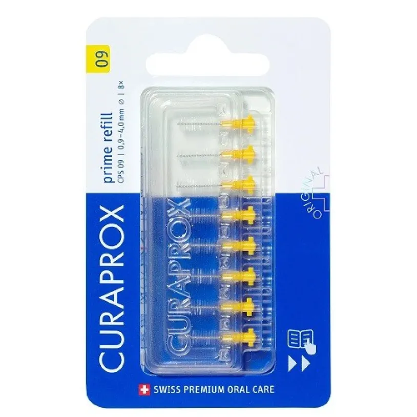 CURAPROX CPS 09 prime refill mezizub.kartáček 8ks