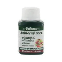 MedPharma Jablečný ocet+vlák.+vit.C+chrom tbl.37
