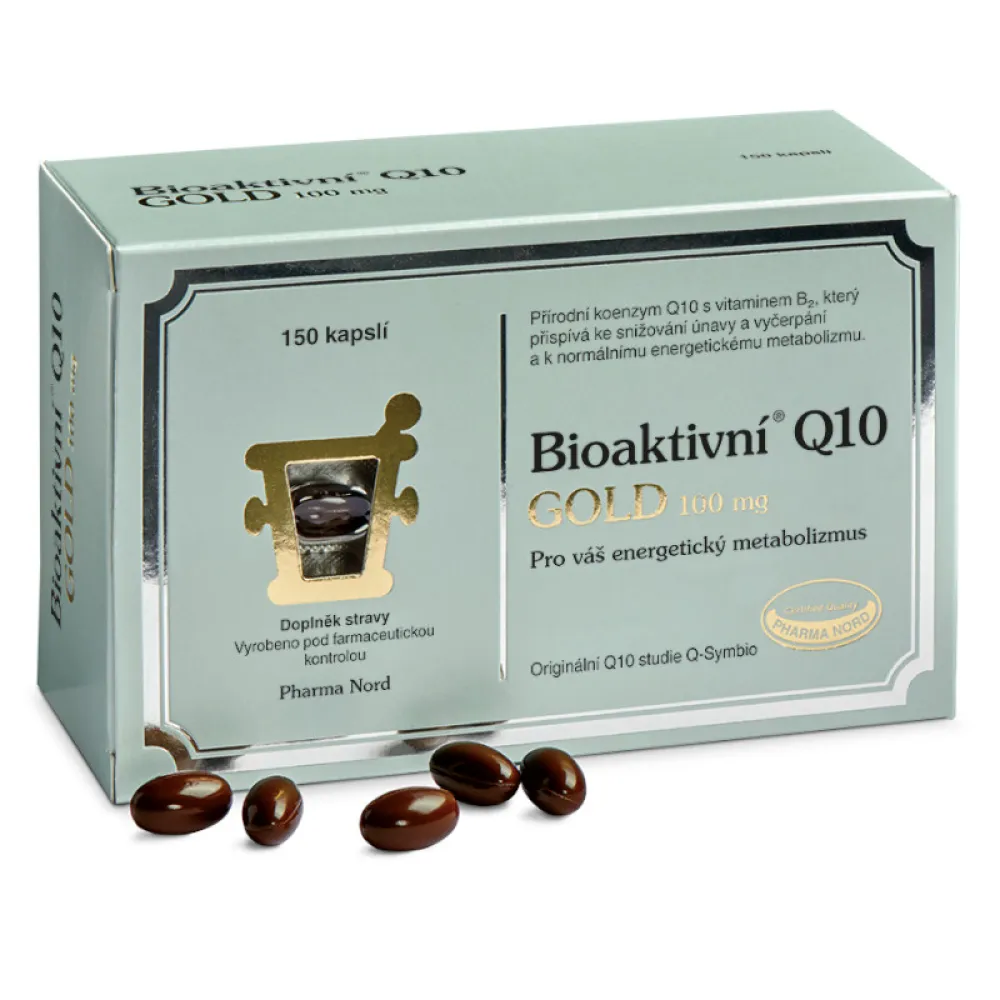 Pharma Nord Bioaktivní Q10 Gold 100mg cps.150