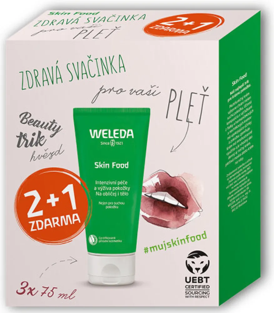 WELEDA SET Skin Food Light Multipack 2+1