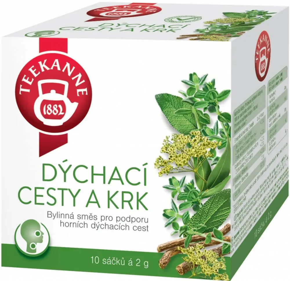 TEEKANNE Dýchací cesty a krk bylinný čaj 10x2g