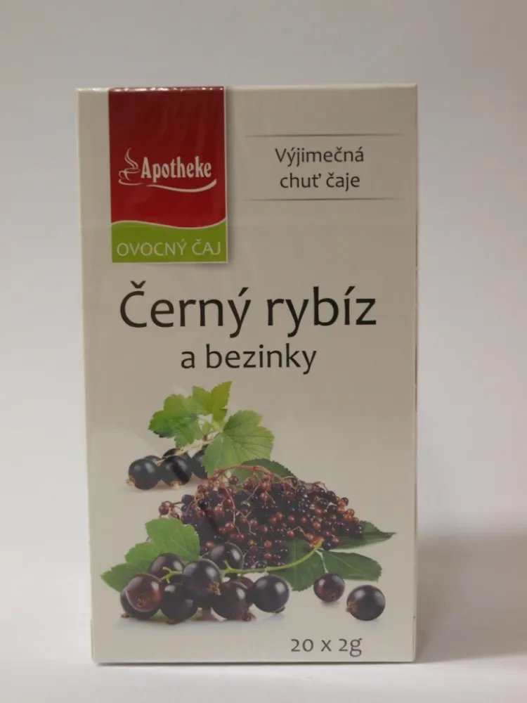Apotheke Černý rybíz a bezinky čaj 20x2g