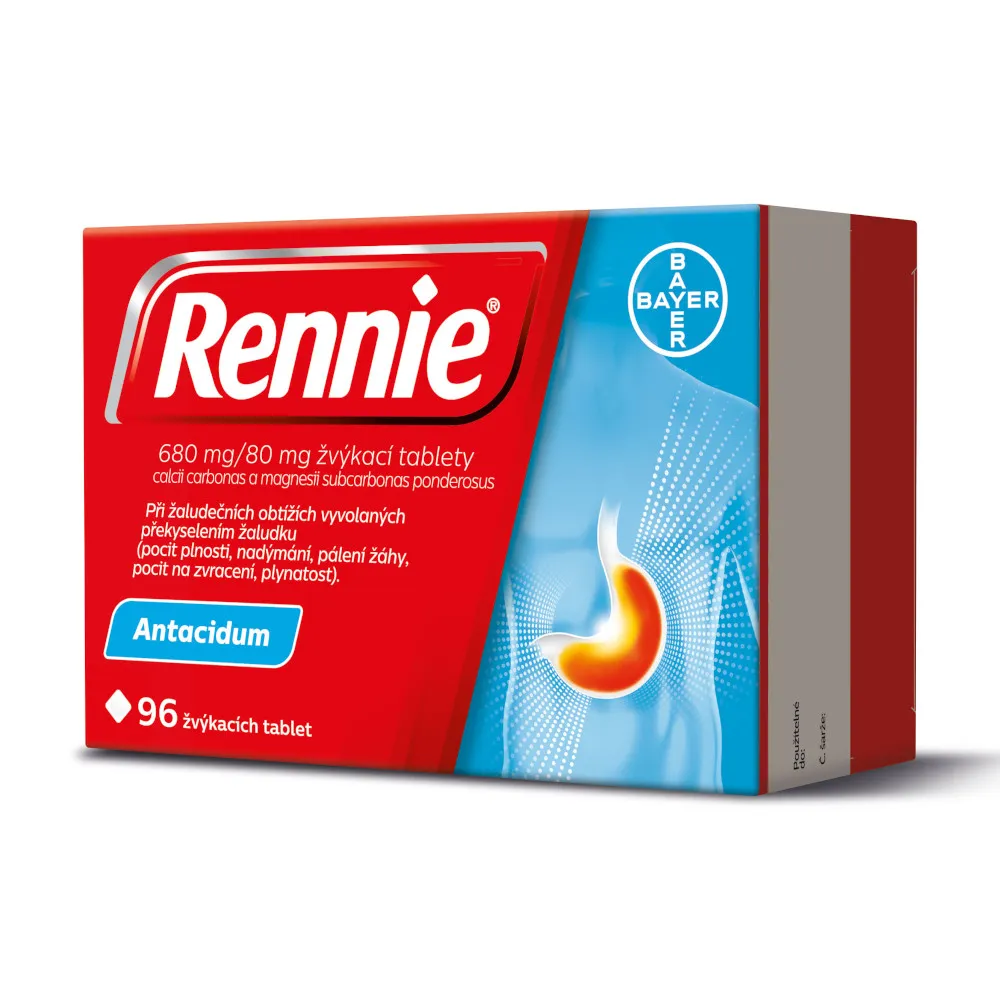 Rennie 680mg/80mg tbl.mnd.96