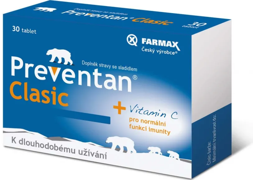 Preventan Clasic s příchutí tbl.30