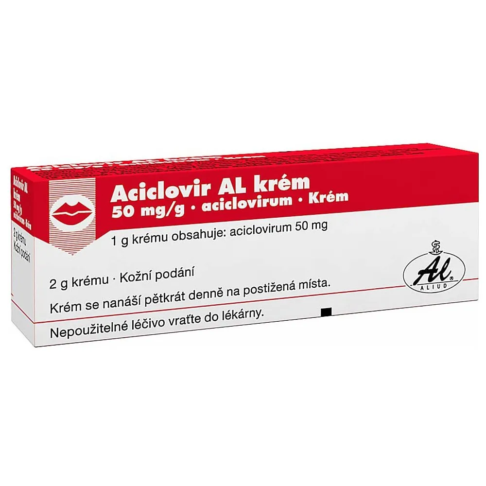 Aciclovir AL Krém drm.crm.1x2g/100mg