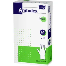 Ambulex Latex rukavice pudrované M 100ks