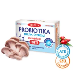 TEREZIA Probiotika + hlíva ústřičná s betaglukany FORTE 10 kapslí
