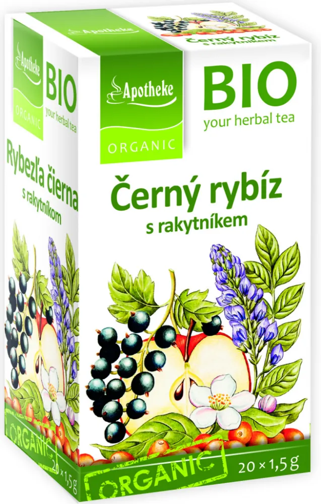 Apotheke BIO Černý rybíz s rakytníkem čaj 20x1.5g