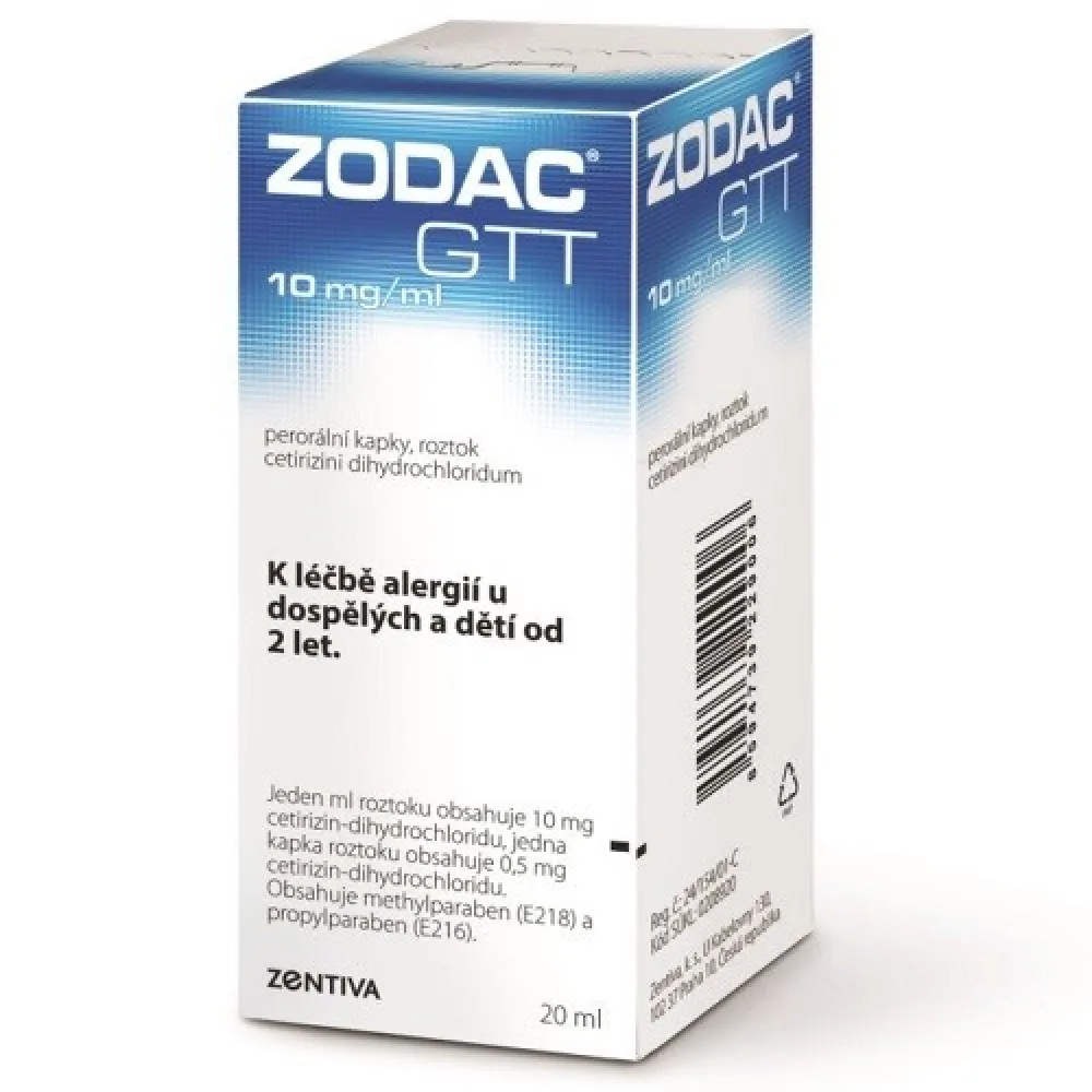 Zodac gtt.10mg/ml por.gtt.sol.1x20ml II