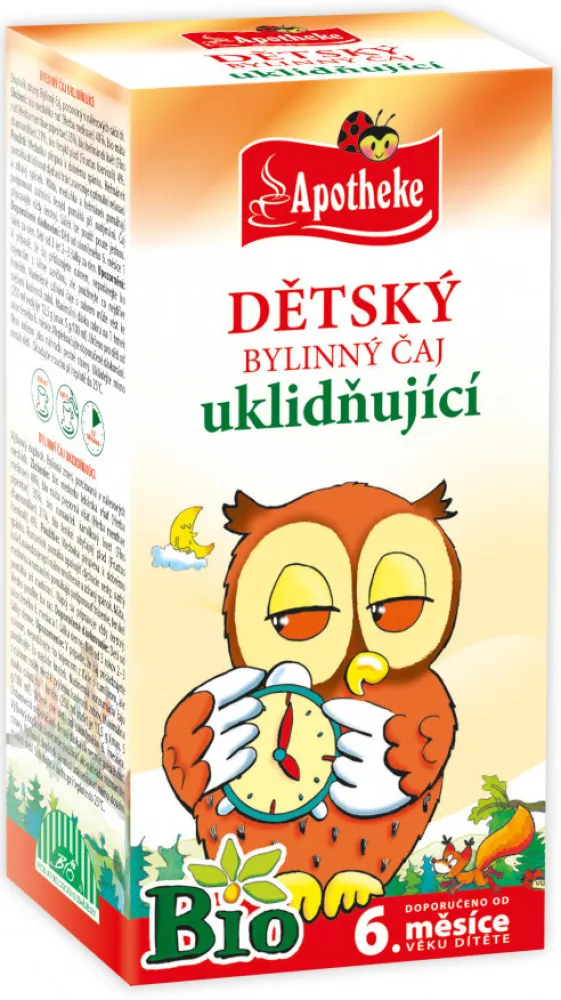 Apotheke Dětský bylinný čaj uklidňující BIO20x1.5g