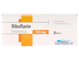 Riboflavin tbl.30 Generica