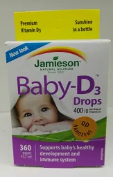 JAMIESON Baby-D3 Vitamín D3 400 IU kapky 11.7ml