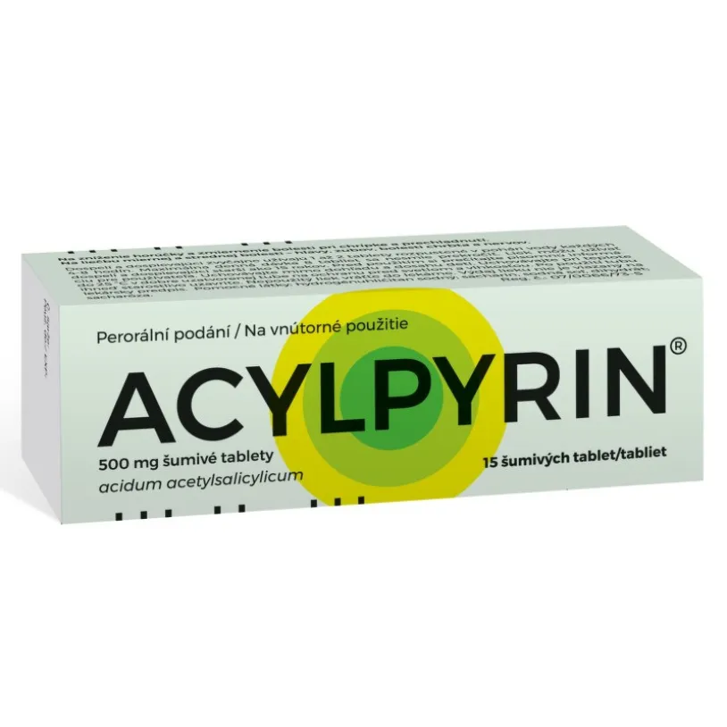 Acylpyrin 500mg tbl.eff.15x500mg
