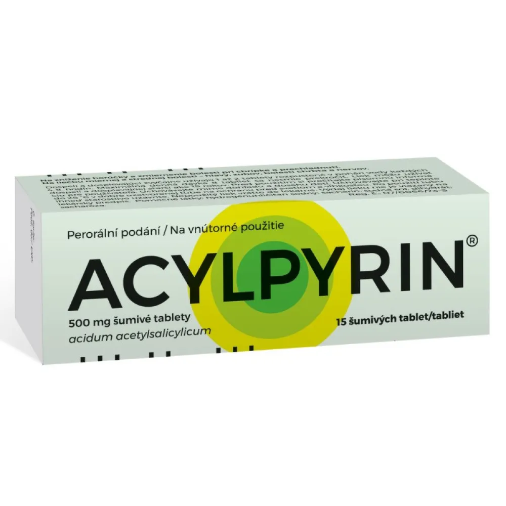 Acylpyrin 500mg tbl.eff.15x500mg