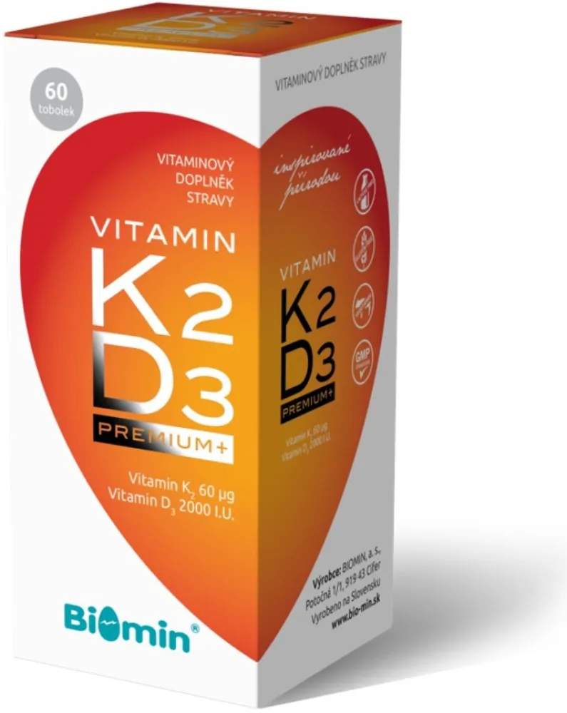 Biomin VITAMIN K2+D3 1000 I.U.tob.60