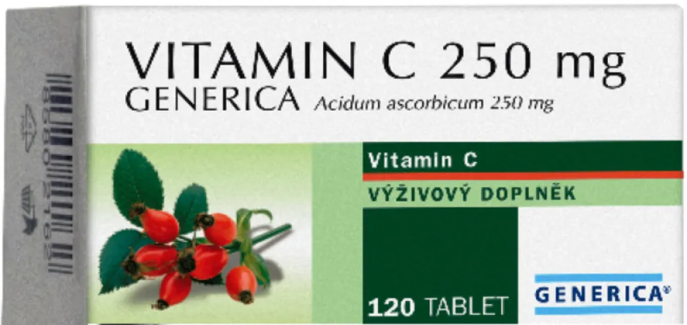 Vitamin C 250mg tbl.120 Generica