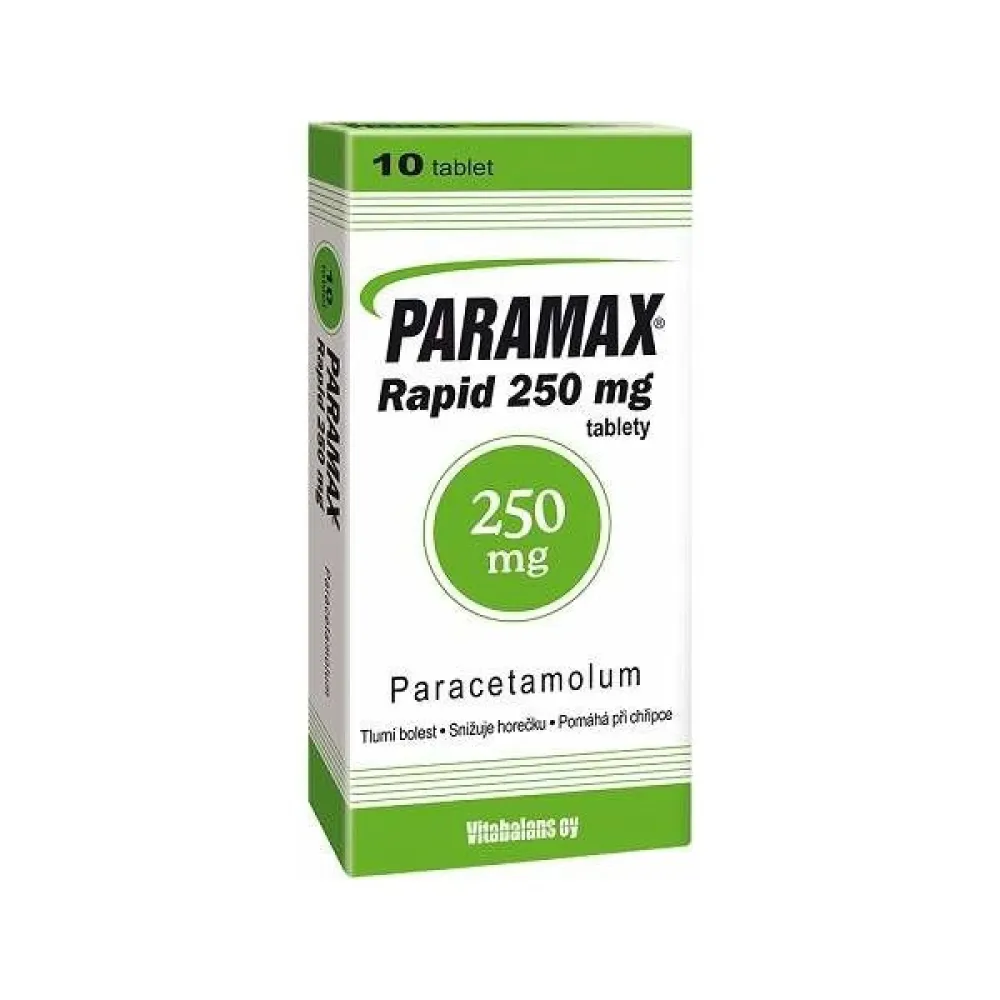 Paramax Rapid 250mg por.tbl.nob.10x250mg