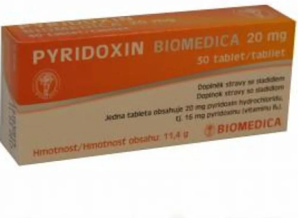 Pyridoxin 20mg tbl.30
