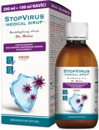 STOPVIRUS Medical sirup Dr. Weiss 200+100ml NAVÍC