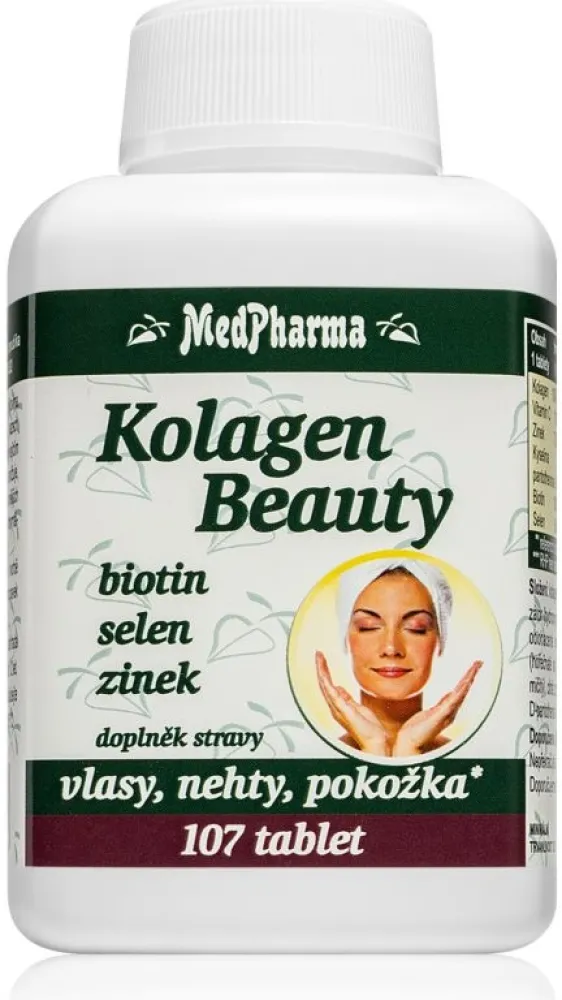 MedPharma Kolagen Beauty biotin selen zin.tbl.107