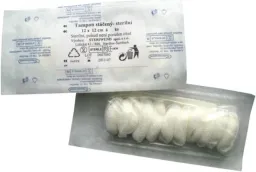 Tampón stáčený z gázy nester.12x12/100ks Steriwund