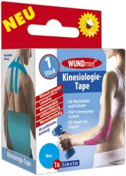 WUNDmed kinezio.tejp.páska tyrkys.modrá 5cmx5m 1ks