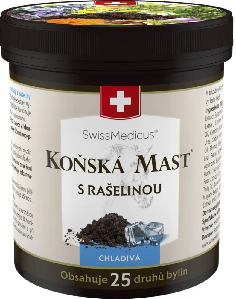 SwissMedicus Koňská mast s rašelinou chlad.250ml