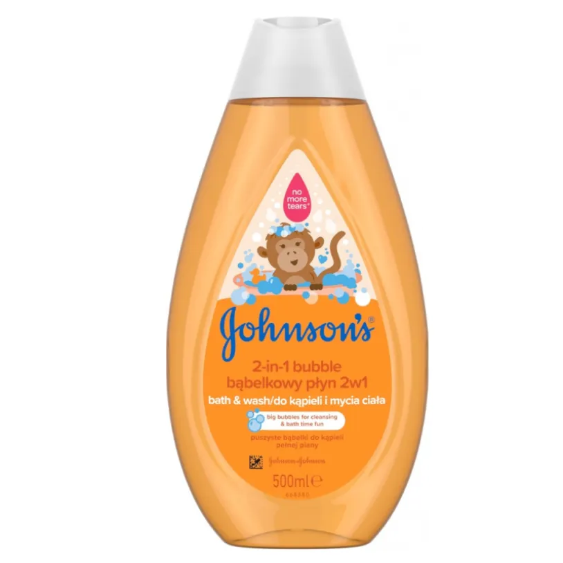 Johnsons bublinková koupel&mycí gel 2v1 500ml