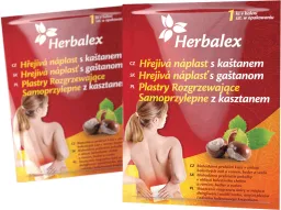 Herbalex hřejivá náplast s kaštanem 1ks