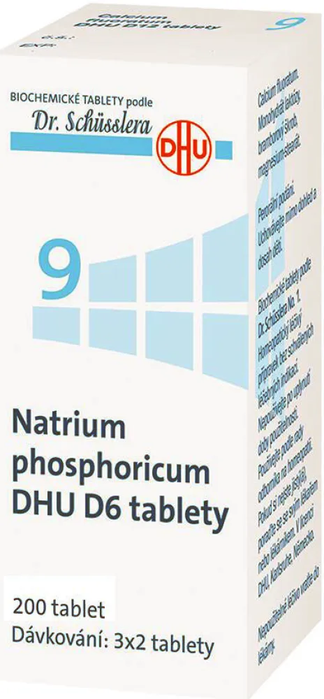 Natrium phosphoricum DHU D5-D30 tbl.nob.200