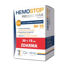 Hemostop Probio MAX Da Vinci Academia tob. 30+15