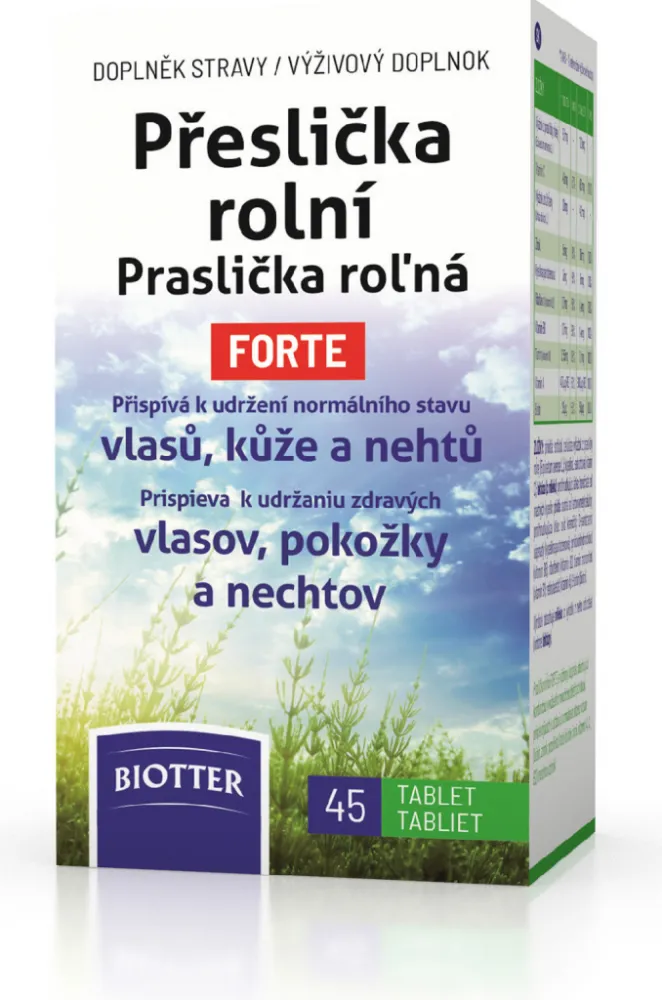 Biotter Přeslička rolní FORTE tbl.45