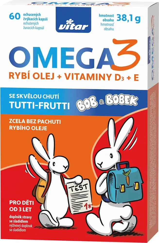 Vitar Kids Omega 3+vit.D+vit.E cps.60
