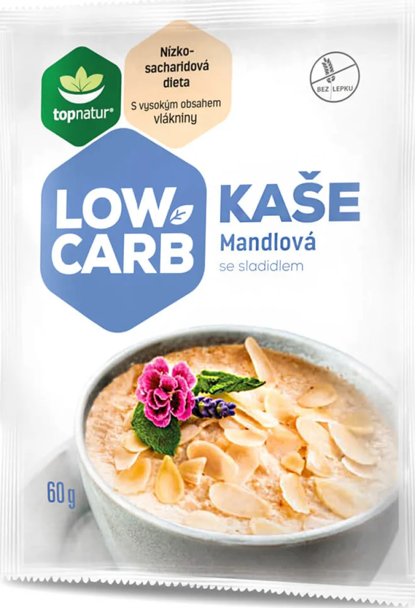 LOW CARB kaše mandlová 60g TOPNATUR