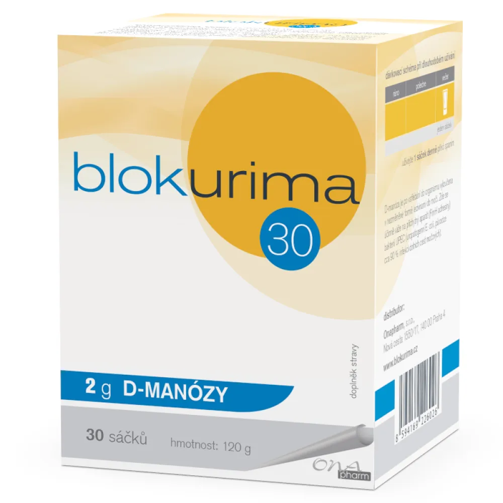 Blokurima 2g D-manózy sáčky 30x4g