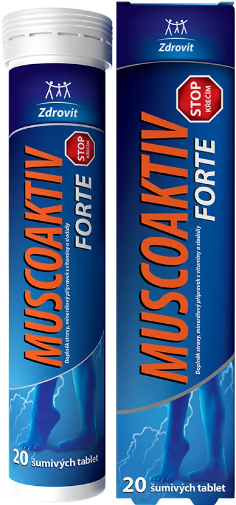 Muscoaktiv Stop křečím Forte 20 šumivých tablet