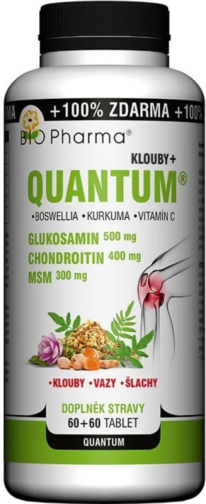 Quantum Klouby+ 6 složek tbl.120+60 Bio-Pharma