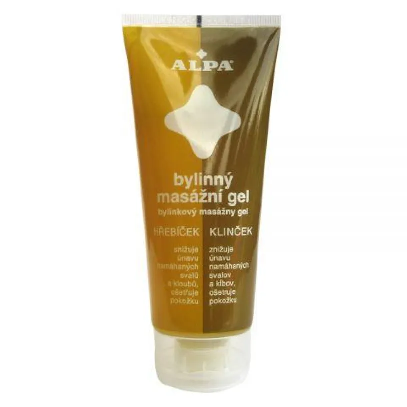 Alpa bylinný masážní gel hřebíček 100ml