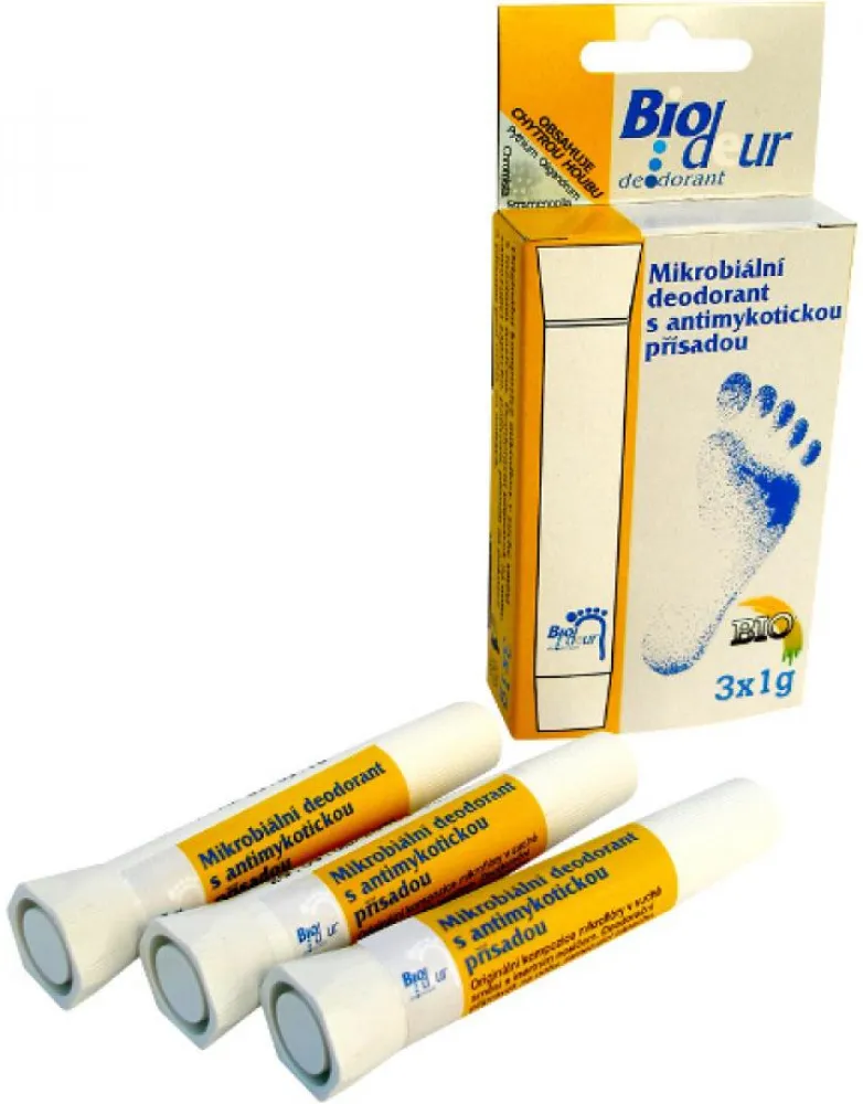 Biodeur deodorant prášek 3x1g