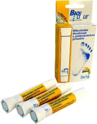 Biodeur deodorant prášek 3x1g