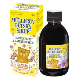 Müllerův dětský sirup s jitrocelem a mateříd.245ml