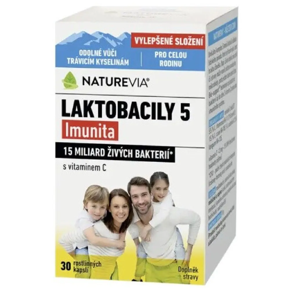 NatureVia Laktobacily 5 Imunita cps.30