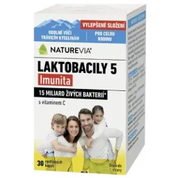NatureVia Laktobacily 5 Imunita cps.30