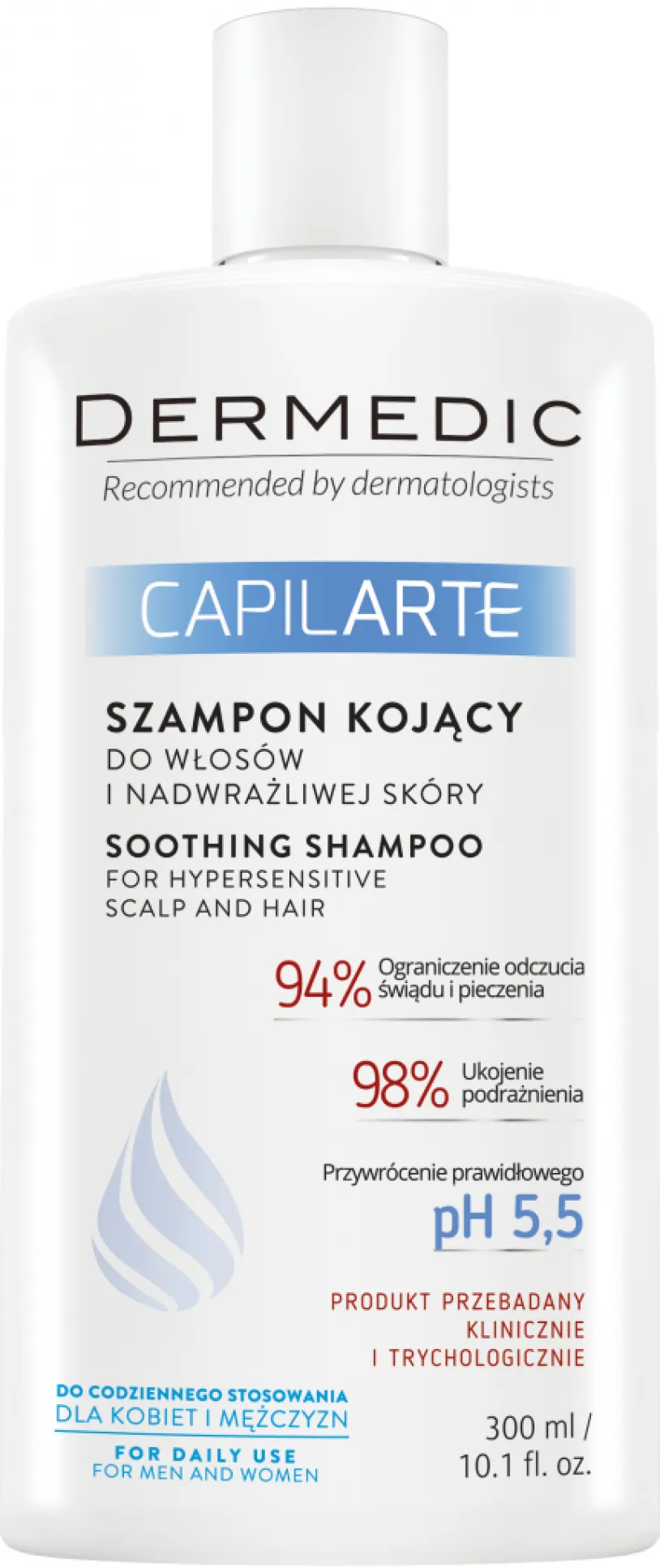 DERMEDIC Capilarte Zklidňující šampon citl. 300ml