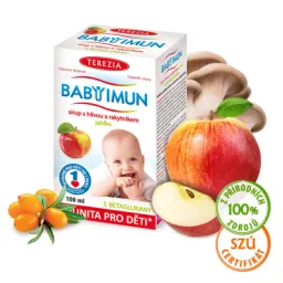 TEREZIA BABY IMUN sirup s hlívou a rakytníkem - jablko 100 ml