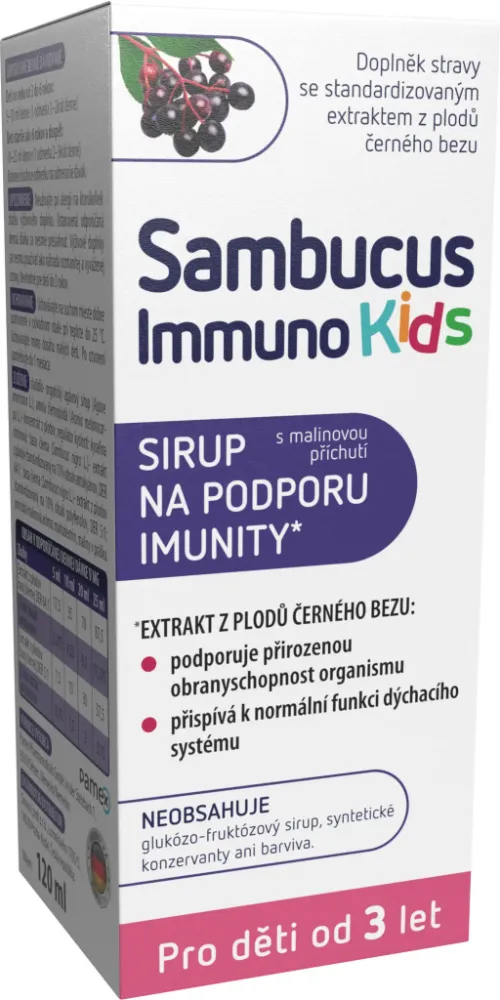 Sambucus Immuno kids sirup 120 ml