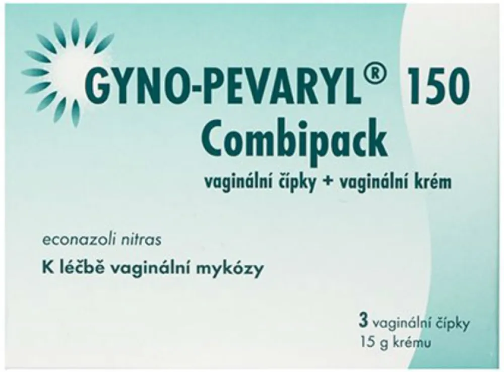 Gyno-Pevaryl Combipack150mg+10mg crm+vag.glb.3+15g