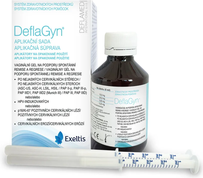 DeflaGyn aplikační sada 2 aplikátory + gel 150ml